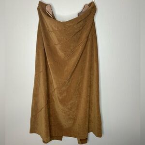 Norton Mcnaughton Faux Suede Skirt